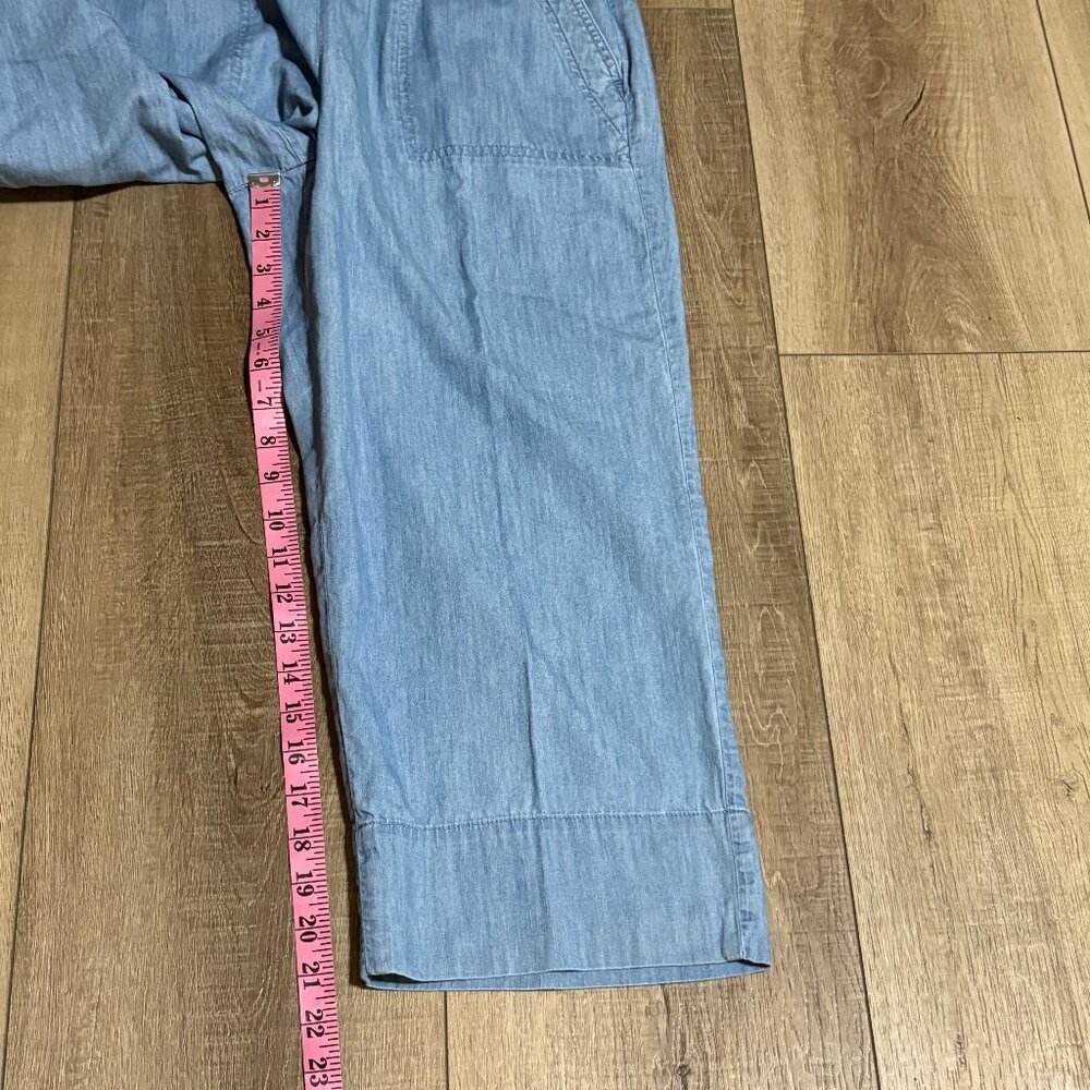 Talbots Light Blue Cropped Pants - Picture 10 of 13